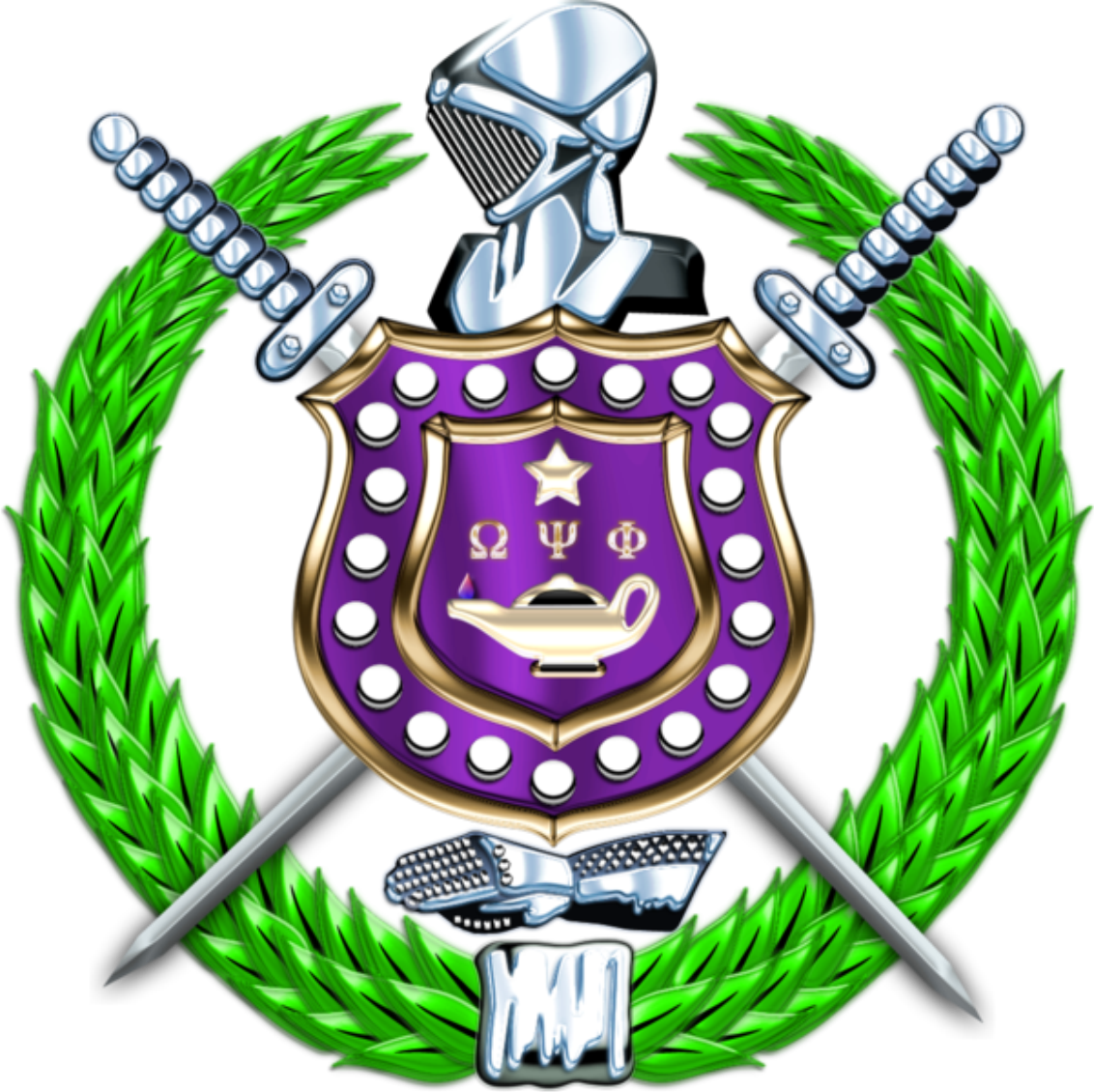 Omega Psi Phi shield